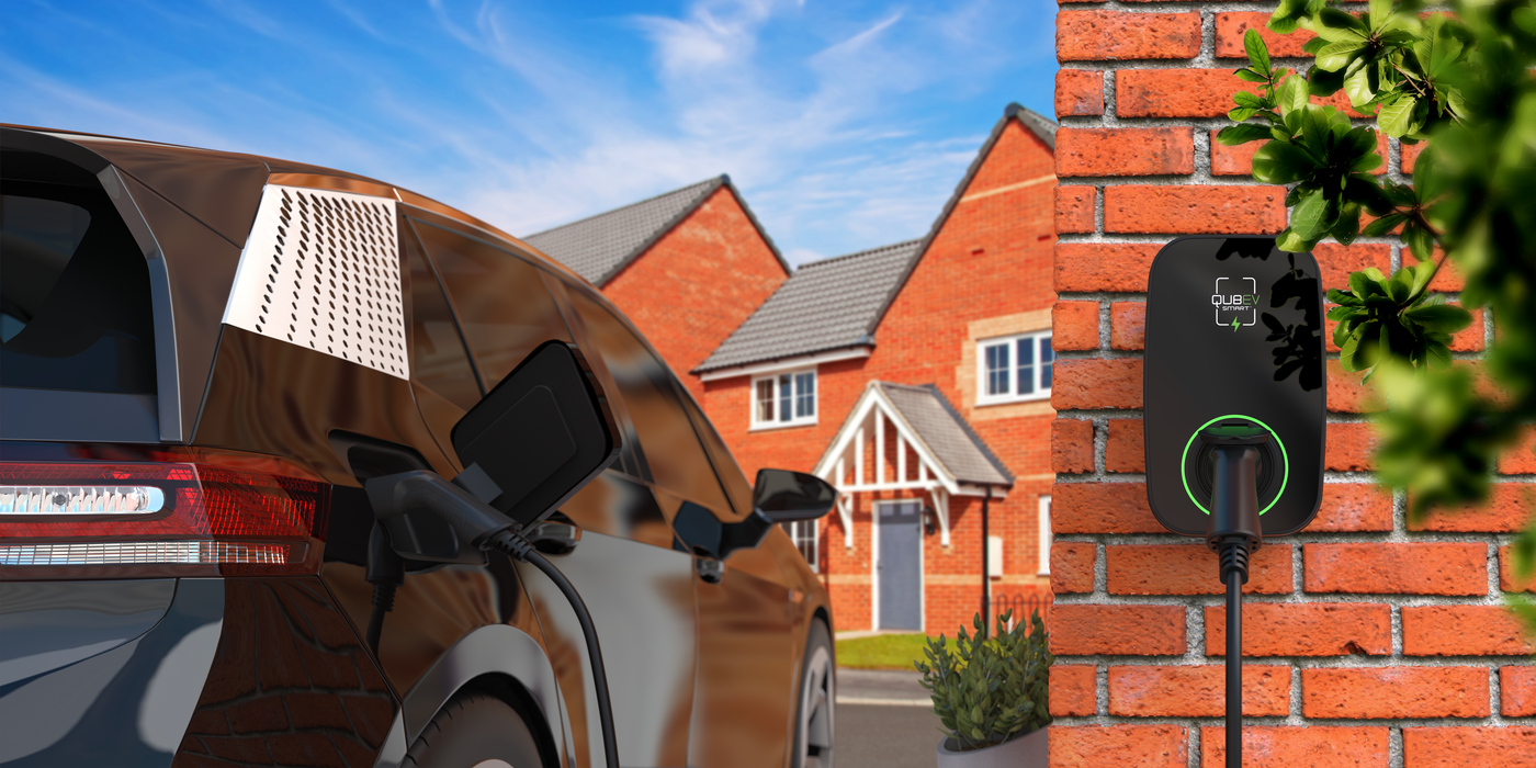 Rolec EVON0090 QUBEV Smart EV Charger Universal Socket 32A (7.4kW) - westbasedirect.com