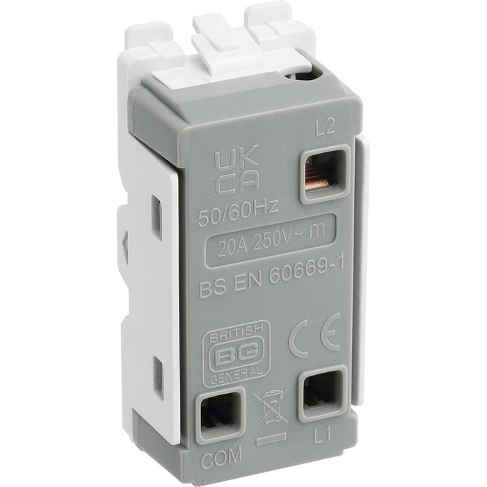BG R12C Nexus Grid 20A SP 2-Way Centre Off - White - westbasedirect.com