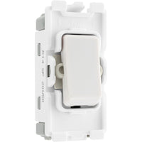 BG R14 Nexus Grid 20A SP 1-Way Retractive (PRESS) - White