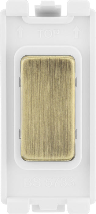 BG RABBLNK Nexus Grid Blank Module - Antique Brass - westbasedirect.com