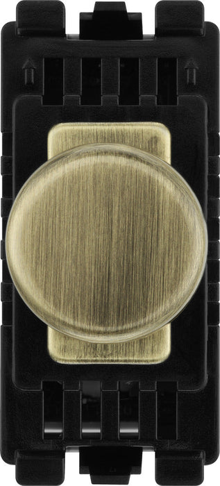 BG RABDTR Nexus Grid Dimmer 2-Way 200W Trailing Edge - Antique Brass - westbasedirect.com