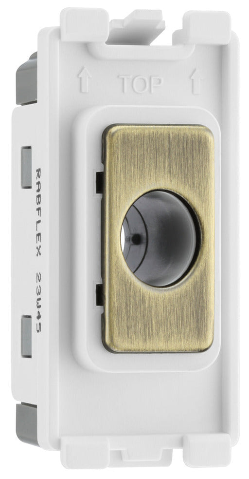 BG RABFLEX Nexus Grid Flex Outlet (up to 10mm) - Antique Brass - westbasedirect.com