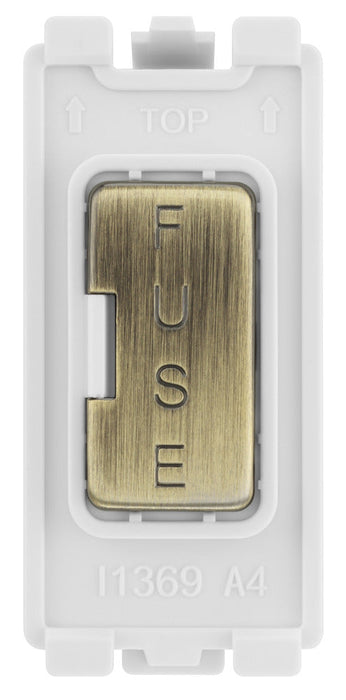 BG RABFUSE Nexus Grid Fuse Holder - Antique Brass - westbasedirect.com