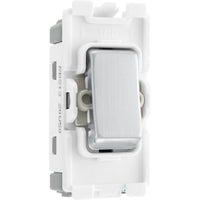 BG RBS13 Nexus Grid 20A Intermediate - Brushed Steel