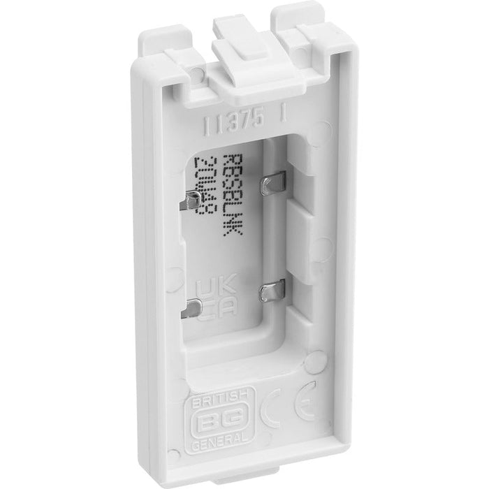 BG RBSBLNK Nexus Grid Blank Module - Brushed Steel - westbasedirect.com
