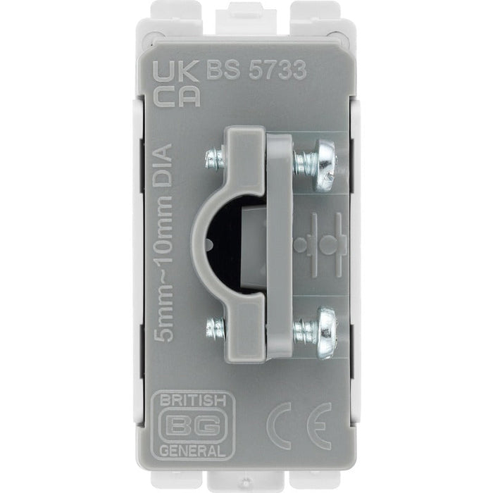 BG RBSFLEX Nexus Grid Flex Outlet (up to 10mm) - Brushed Steel - westbasedirect.com