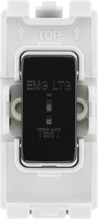 BG RFB12EL Nexus Grid 20A Secret Key SP 2-Way (EMG LTG TEST) - Matt Black - westbasedirect.com