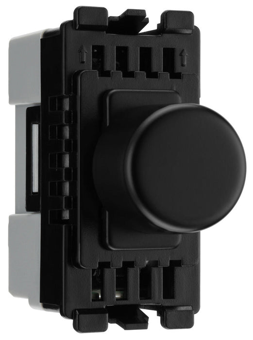 BG RFBDLT Nexus Grid 2-Way Intelligent Dual Mode Dimmer Module - Matt Black - westbasedirect.com