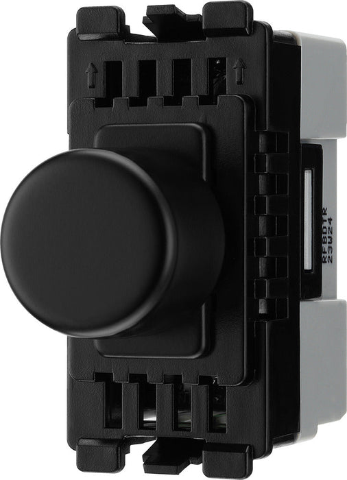 BG RFBDTR Nexus Grid Dimmer 2-Way 200W Trailing Edge - Matt Black - westbasedirect.com