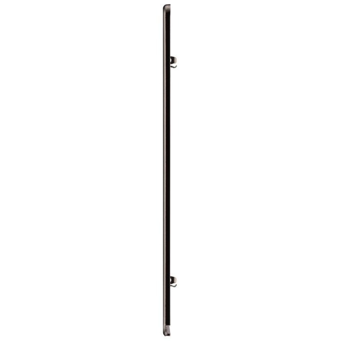 BG RFBN8 Flatplate Screwless 8G Grid Front Plate - Black Nickel - westbasedirect.com