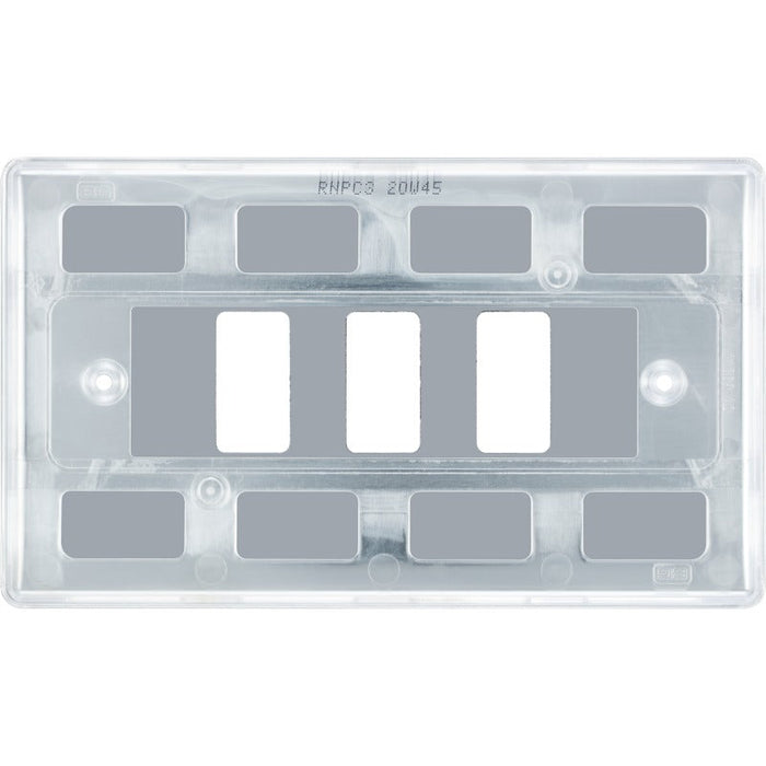 BG RNPC3 Nexus Metal 3G Grid Front Plate - Polished Chrome - westbasedirect.com