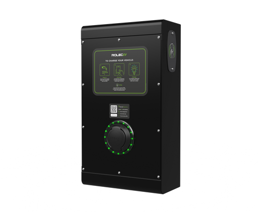 Rolec ROLEC0113B SecuriCharge Smart EV Charger - 1x up to 22kW 3PH Type 2 Socket - Black - westbasedirect.com