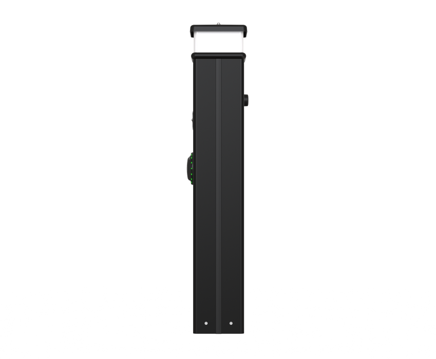 Rolec ROLEC0211B BasicCharge Smart EV Charging Pedestal - 1x up to 7.4kw Type 2 Socket - Black - westbasedirect.com