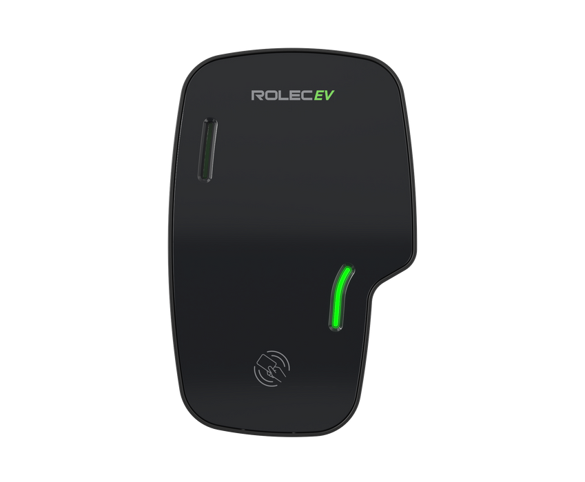 Rolec ROLEC3046B Zura Smart EV Charger - 1 x up to 22kW 3PH Type 2 Socket - Black - westbasedirect.com