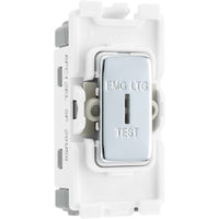BG RPC12EL Nexus Grid 20A Secret Key SP 2-Way (EMG LTG TEST) - Polished Chrome