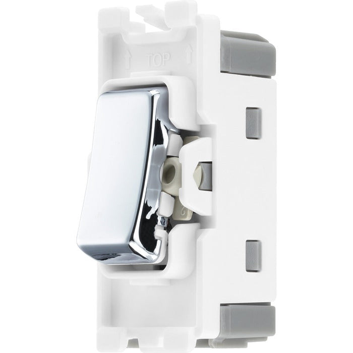 BG RPC14 Nexus Grid 20A SP 2-Way Retractive (PRESS) - Polished Chrome - westbasedirect.com