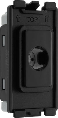 BG Evolve RPCDBFLEX Grid Flex Outlet (up to 10mm) - Black