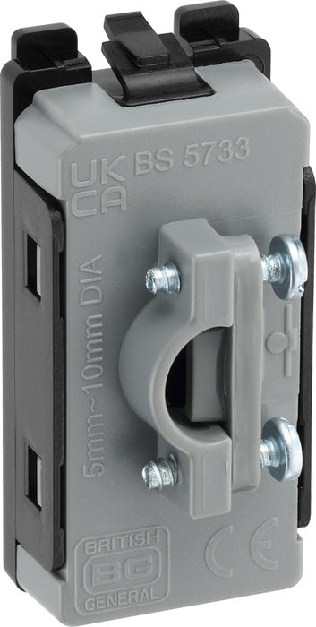 BG Evolve RPCDBFLEX Grid Flex Outlet (up to 10mm) - Black - westbasedirect.com