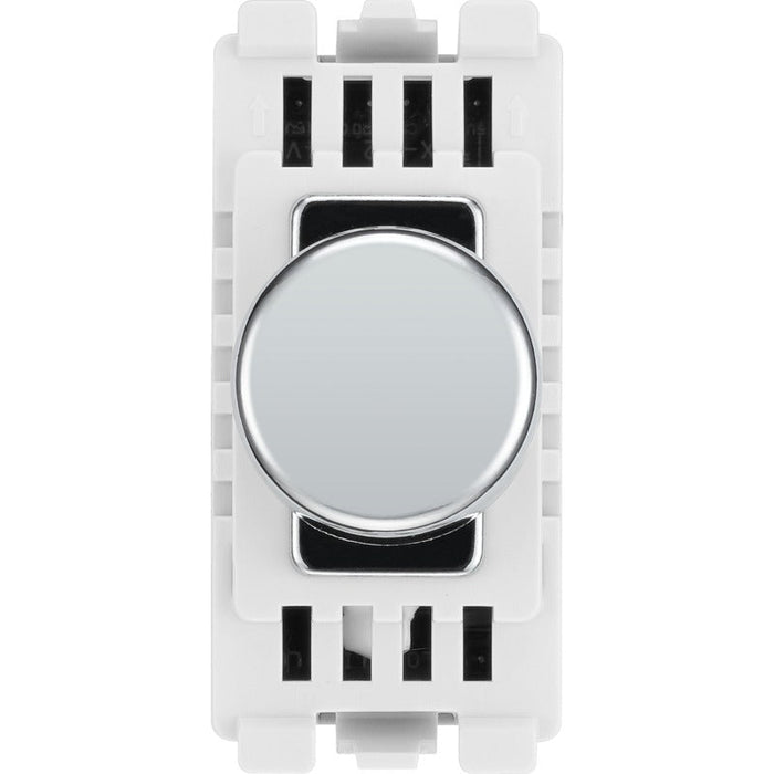 BG RPCDTR Nexus Grid Dimmer 2-Way 200W Trailing Edge - Polished Chrome - westbasedirect.com