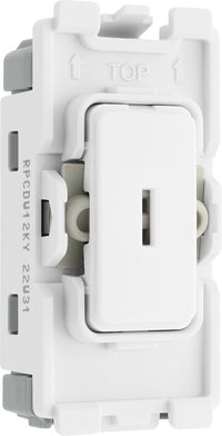 BG Evolve RPCDW12KY Grid 20AX Secret Key SP 2-Way - White