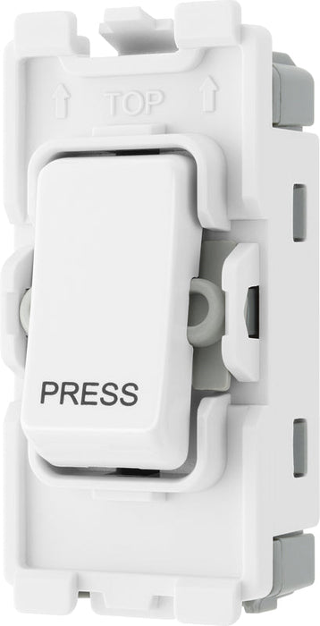 BG Evolve RPCDW14 Grid 20AX SP 2-Way Retractive (PRESS) - White - westbasedirect.com