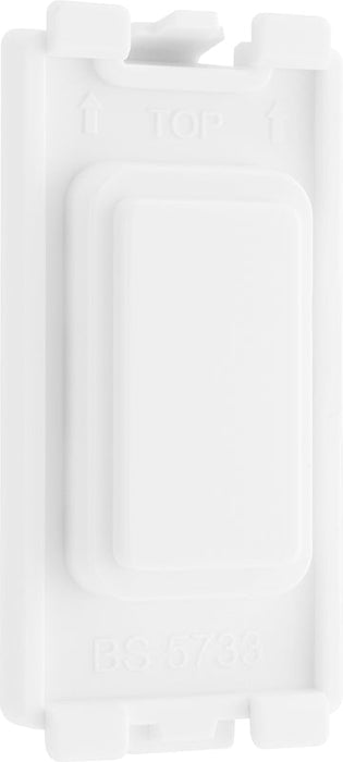 BG Evolve RPCDWBLNK Grid Blank Module - White - westbasedirect.com