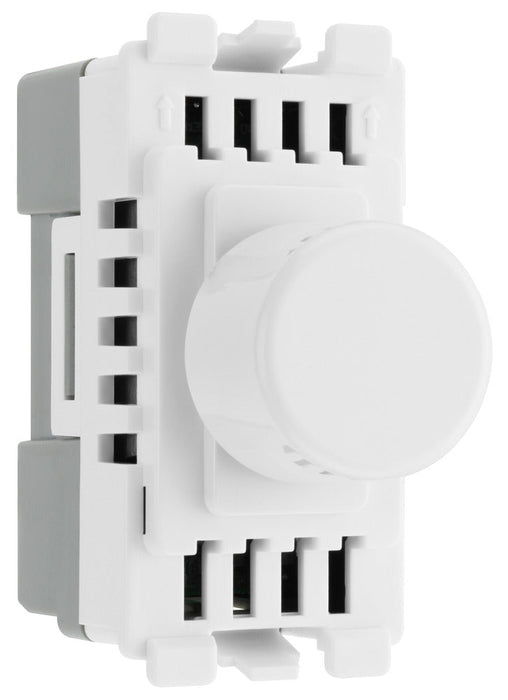 BG Evolve RPCDWDLT Grid 2-Way Intelligent Dual Mode Dimmer Module - White - westbasedirect.com