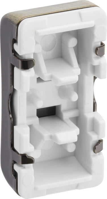 BG RRACAB Nexus Grid Rocker Embossed (AIR CON) - Antique Brass - westbasedirect.com