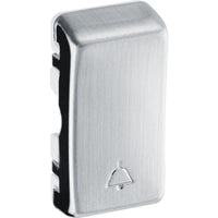 BG RRBELLBS Nexus Grid Rocker Embossed (BELL SYMBOL) - Brushed Steel