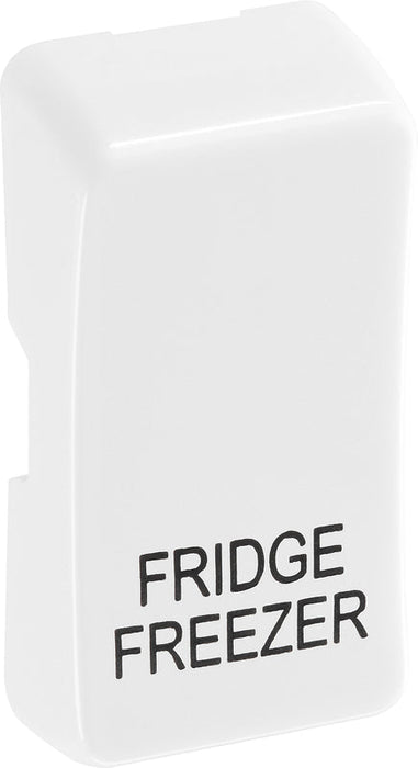 BG Evolve RRFFPCDW Grid Rocker Printed (FRIDGE FREEZER) - White - westbasedirect.com