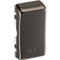 BG RRHBBN Nexus Grid Rocker Embossed (HOB) - Black Nickel