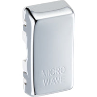BG RRMWPC Nexus Grid Rocker Embossed (MICROWAVE) - Polished Chrome