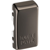 BG RRTDBN Nexus Grid Rocker Embossed (TUMBLE DRYER) - Black Nickel