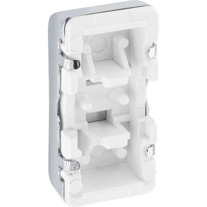 BG RRTDPC Nexus Grid Rocker Embossed (TUMBLE DRYER) - Polished Chrome - westbasedirect.com