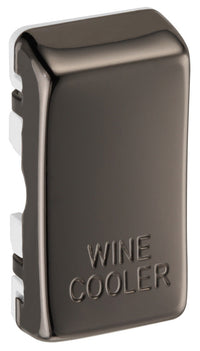 BG RRWCBN Nexus Grid Rocker Embossed (WINE COOLER) - Black Nickel