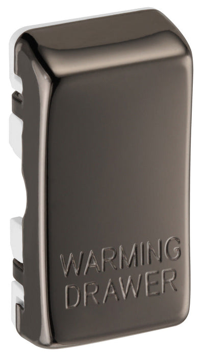 BG RRWDBN Nexus Grid Rocker Embossed (WARMING DRAWER) - Black Nickel - westbasedirect.com