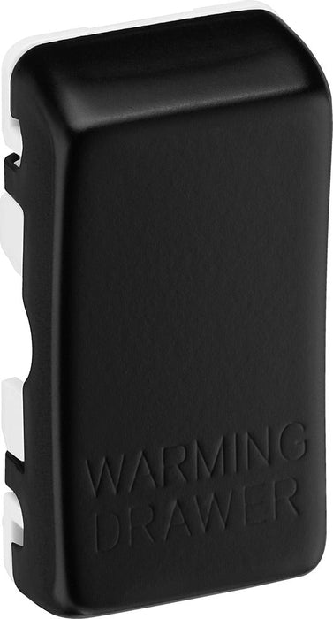BG RRWDFB Nexus Grid Rocker Embossed (WARMING DRAWER) - Matt Black - westbasedirect.com