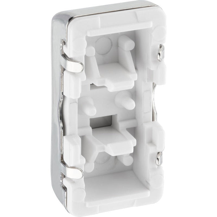 BG RRWDISBS Nexus Grid Rocker Embossed (WASTE DISPOSAL) - Brushed Steel - westbasedirect.com
