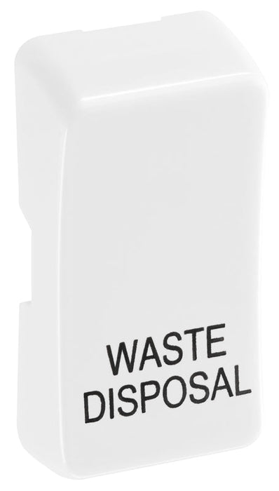 BG Evolve RRWDISPCDW Grid Rocker Printed (WASTE DISPOSAL) - White - westbasedirect.com
