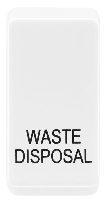 BG Evolve RRWDISPCDW Grid Rocker Printed (WASTE DISPOSAL) - White - westbasedirect.com