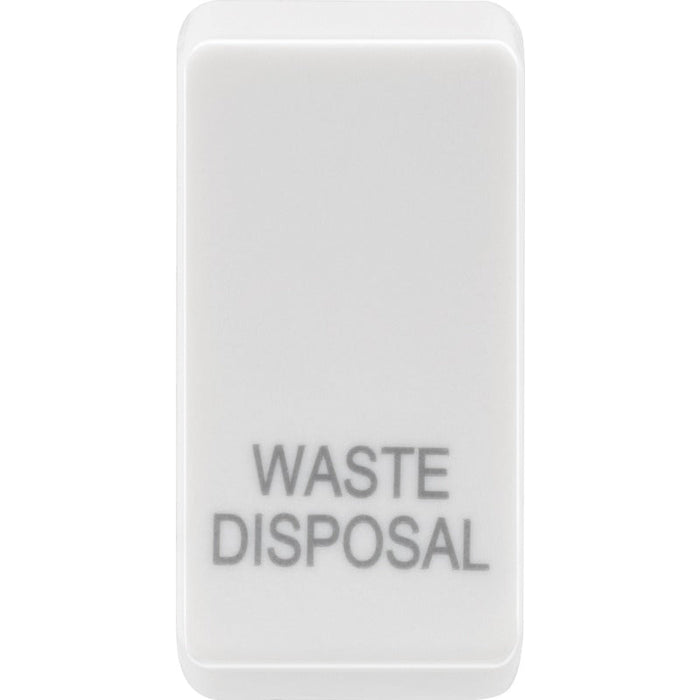 BG RRWDISW Nexus Grid Rocker Printed (WASTE DISPOSAL) - White - westbasedirect.com