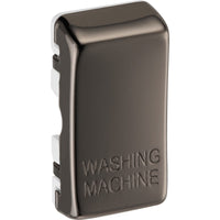 BG RRWMBN Nexus Grid Rocker Embossed (WASHING MACHINE) - Black Nickel