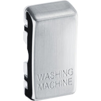 BG RRWMBS Nexus Grid Rocker Embossed (WASHING MACHINE) - Brushed Steel