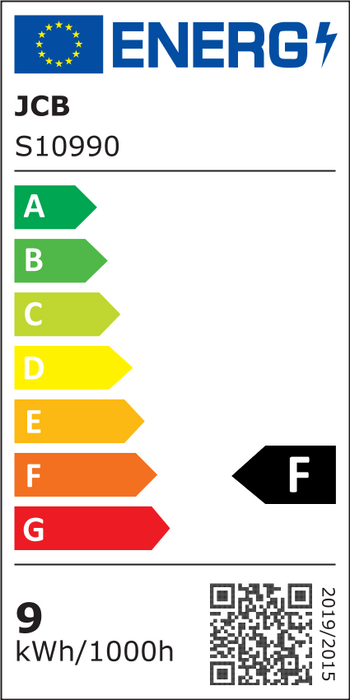 JCB S10990 E27 ES GLS LED Bulb Opal 8.5W 806lm Daylight 6500K - westbasedirect.com