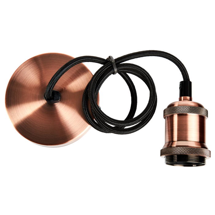 Energizer 120cm Adjustable Pendant - Copper - westbasedirect.com