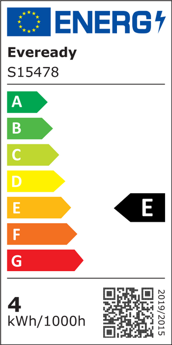 Eveready S15478 E14 SES Candle Filament Clear LED Bulb 4W 470lm Warm White 2700K (5 Pack) - westbasedirect.com