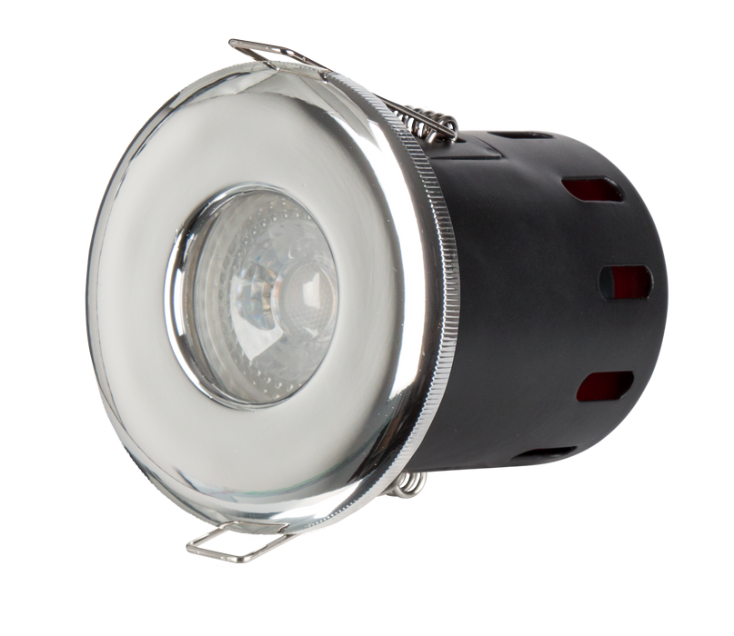 Powermaster S6594 IP65 & Fire Rated Downlight - Chrome - westbasedirect.com