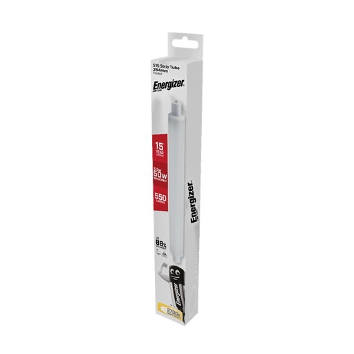 Energizer 5.5W 550lm S15 LED Strip Tube Warm White 2700K - westbasedirect.com