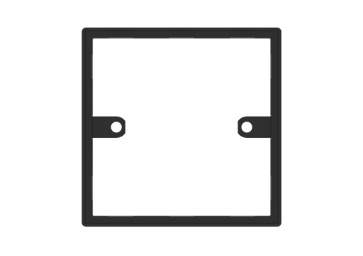 Click Deco SP011 1 Gang Gasket - Black - westbasedirect.com