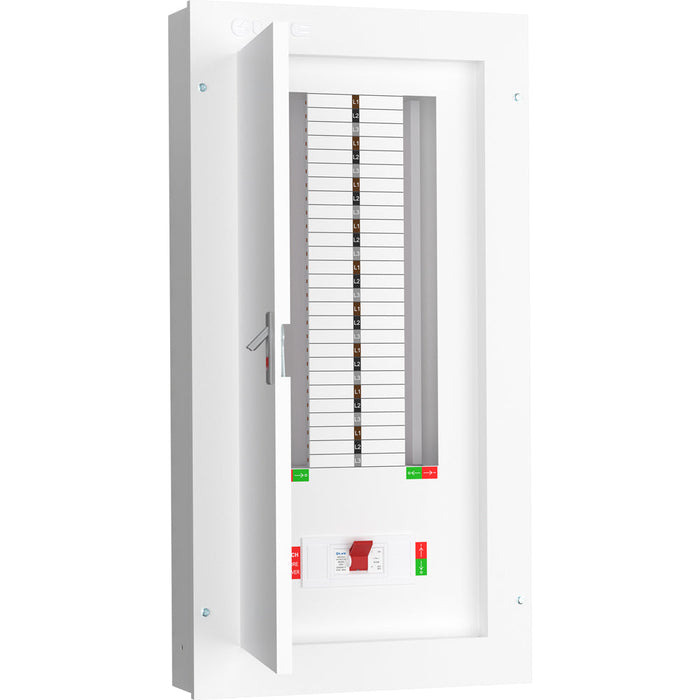 LIVE Electrical TPN18-250 TPN18-250 18 Way TP&N Distribution Board with 3 Pole 250A Main Switch Incomer
